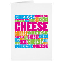 Colourful Cheese Cards