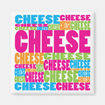 Colourful Cheese Refrigerator Magnet