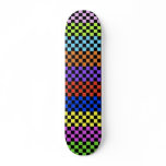 Colourful Chequered Deck skateboards