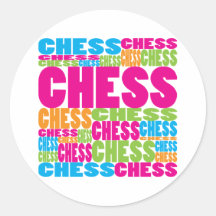 Colourful Chess Stickers