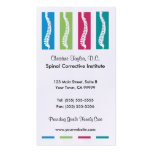 Colourful Chiropractic Business Cards