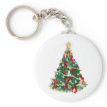 Colourful Christmas Tree: Vector Art: keychains