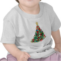 Colourful Christmas Tree: Vector Art: Tshirt