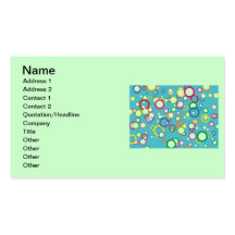 Colourful Circles Business Card