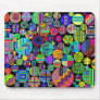 Colourful Circles on Black Background