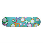 Colourful Circles Skateboard