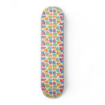 Colourful Circus Mosaic Deck skateboards