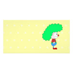 Colourful Clown Cartoon. Custom photo cards