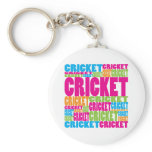 Colourful Cricket keychains