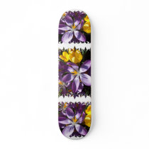 Colourful Crocus Skateboard