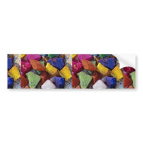 Colourful Crystals Bumper Sticker