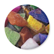 Colourful Crystals Fridge Magnets