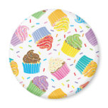 Colourful Cupcakes magnets