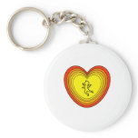 Colourful Cupid design! keychains