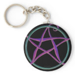 Colourful Dancing Pentacle keychains