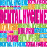 Colourful Dental Hygiene photo sculptures