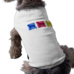 Colourful Doberman Pinscher Silhouettes pet clothing