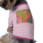 Colourful Dog Shirt with "Supremely Loveable" pet clothing
