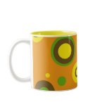 Colourful dots and egg mug
