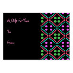 Colourful Dots Gift Tags business cards