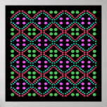 colourful dots pattern posters