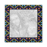 colourful dots photoframe