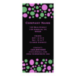 colourful dots rack cards