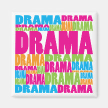 Colourful Drama Fridge Magnet