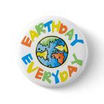 Colourful Earth Day buttons