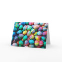 Colourful Easter Eggs - Card
