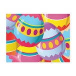 Colourful Easter Eggs - Fiesta Colours postcards