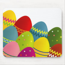 Colourful Easter Eggs mousepad