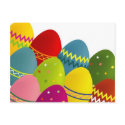 Colourful Easter Eggs postcards