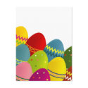 Colourful Easter Eggs postcards