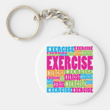 Colourful Exercise Keychain