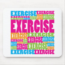 Colourful Exercise Mousepad