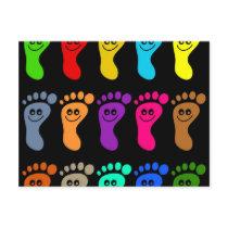 Colourful Feet