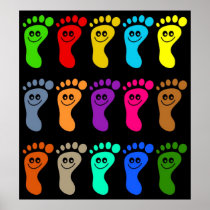 Colourful Feet