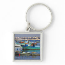 Colourful fishing boats in the Harbour of