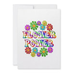 Colourful Flower Power invitations