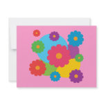 Colourful Flowers invitations