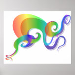 Colourful Flowing Spirals