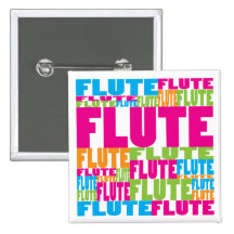 Colourful Flute Pin