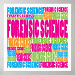 Colourful Forensic Science posters