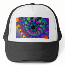 Colourful Fractal Spirals: Hat