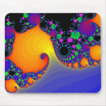 Colourful Fractal Spirals: mousepads