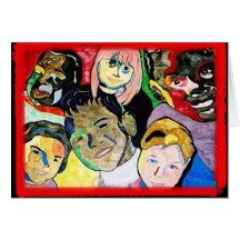 Colourful Friends Cards