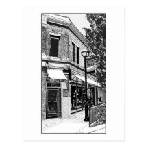 "Colourful Front Street Series" (1/4) Post Card