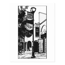 "Colourful Front Street Series" 3/4 Post Card