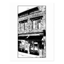 "Colourful Front Street Series" Postcards